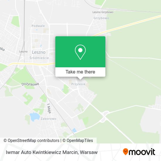 Iwmar Auto Kwintkiewicz Marcin map