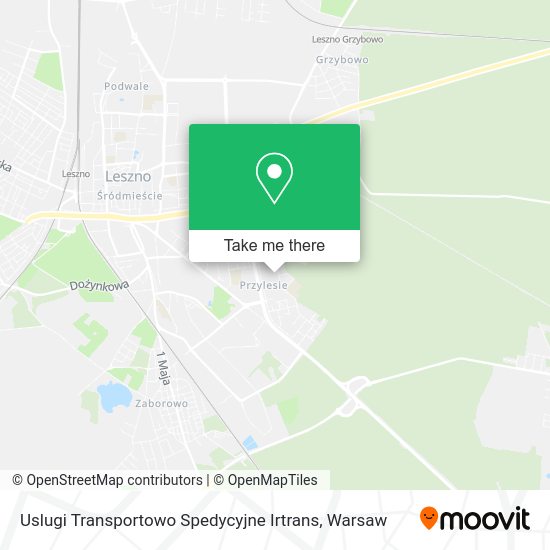 Карта Uslugi Transportowo Spedycyjne Irtrans