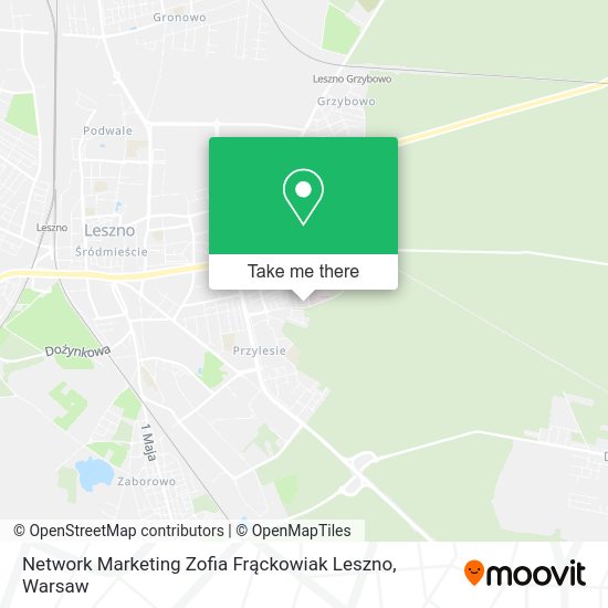 Карта Network Marketing Zofia Frąckowiak Leszno