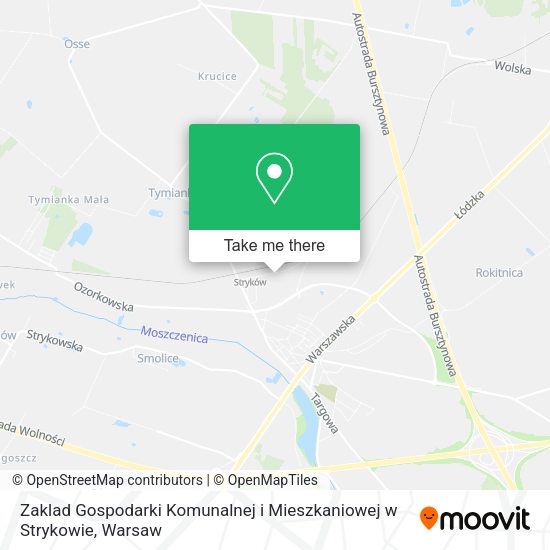 Zaklad Gospodarki Komunalnej i Mieszkaniowej w Strykowie map