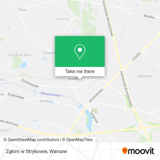 Zgkim w Strykowie map