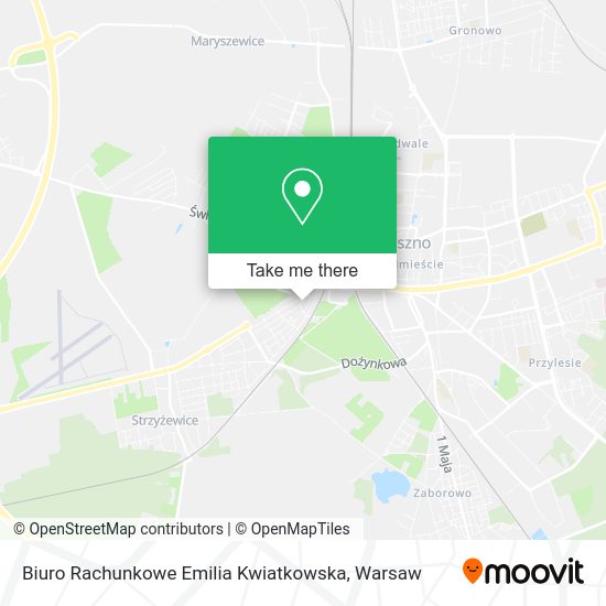 Biuro Rachunkowe Emilia Kwiatkowska map