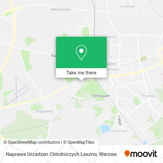 Naprawa Urzadzen Chlodniczych Leszno map