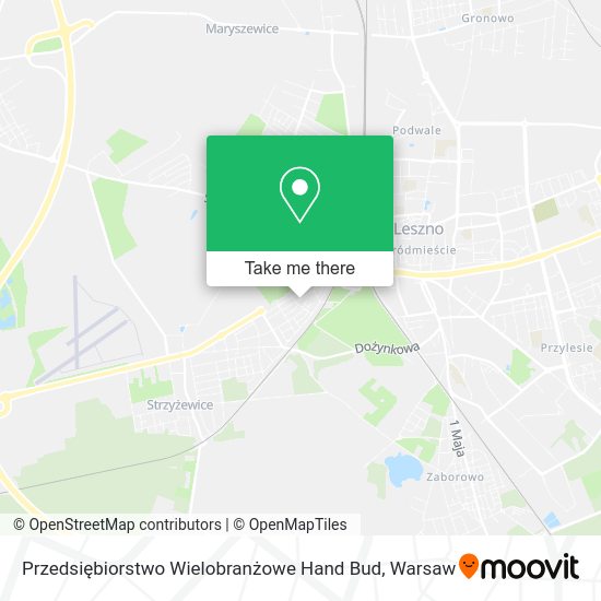 Przedsiębiorstwo Wielobranżowe Hand Bud map