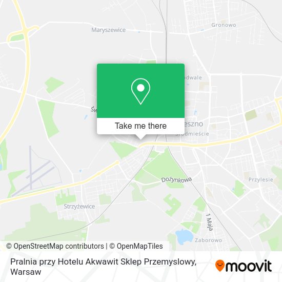 Pralnia przy Hotelu Akwawit Sklep Przemyslowy map