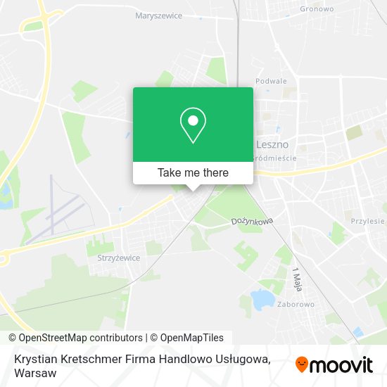 Krystian Kretschmer Firma Handlowo Usługowa map