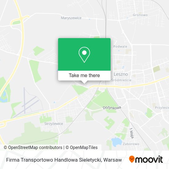 Firma Transportowo Handlowa Sieletycki map