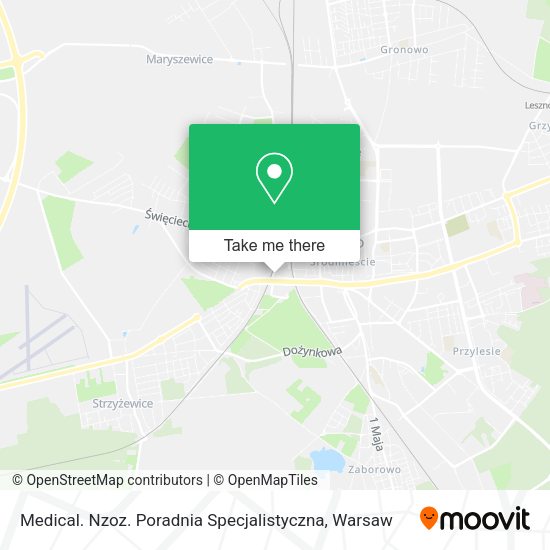 Medical. Nzoz. Poradnia Specjalistyczna map