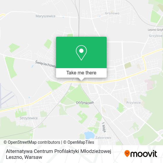 Alternatywa Centrum Profilaktyki Młodzieżowej Leszno map