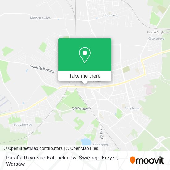 Карта Parafia Rzymsko-Katolicka pw. Świętego Krzyża