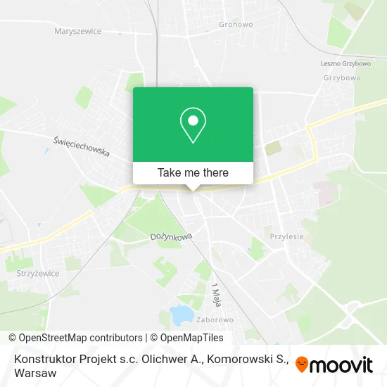 Карта Konstruktor Projekt s.c. Olichwer A., Komorowski S.