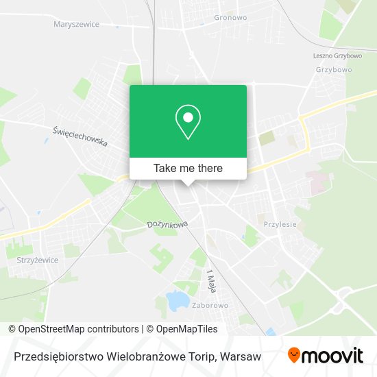 Przedsiębiorstwo Wielobranżowe Torip map