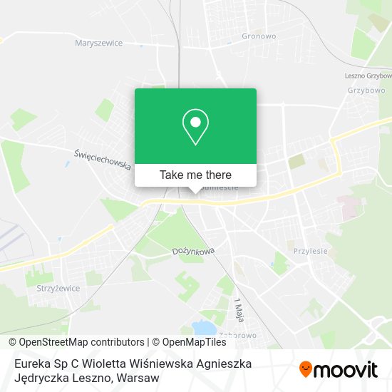 Eureka Sp C Wioletta Wiśniewska Agnieszka Jędryczka Leszno map