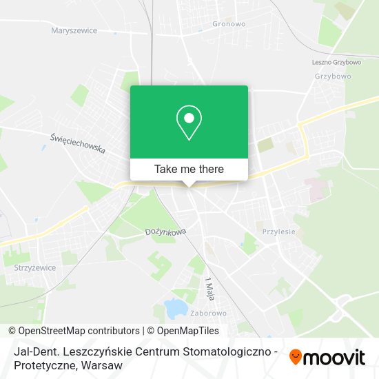 Jal-Dent. Leszczyńskie Centrum Stomatologiczno - Protetyczne map