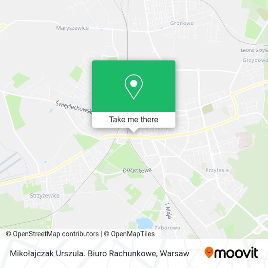 Mikołajczak Urszula. Biuro Rachunkowe map