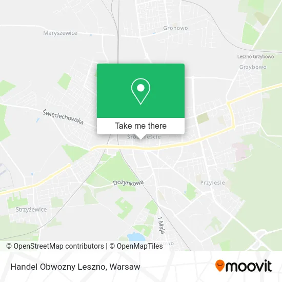 Карта Handel Obwozny Leszno