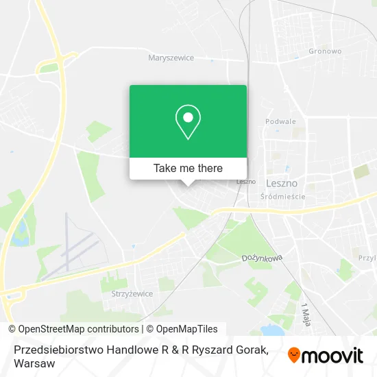 Карта Przedsiebiorstwo Handlowe R & R Ryszard Gorak