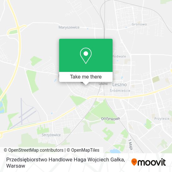 Przedsiębiorstwo Handlowe Haga Wojciech Gałka map