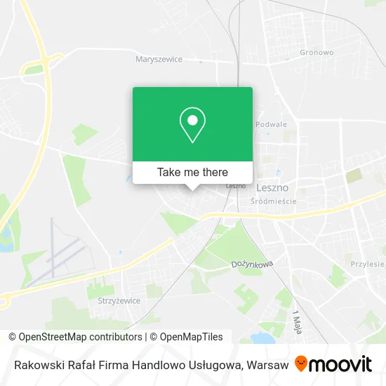 Карта Rakowski Rafał Firma Handlowo Usługowa