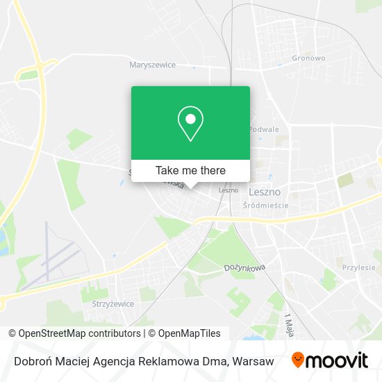 Dobroń Maciej Agencja Reklamowa Dma map