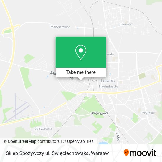 Sklep Spożywczy ul. Święciechowska map