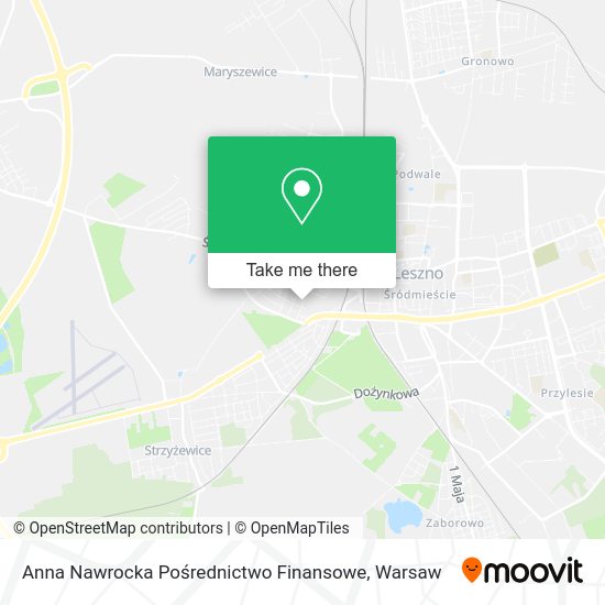 Anna Nawrocka Pośrednictwo Finansowe map