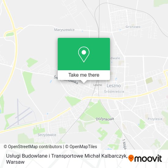 Usługi Budowlane i Transportowe Michał Kalbarczyk map