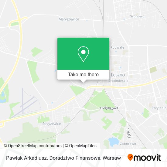 Pawlak Arkadiusz. Doradztwo Finansowe map