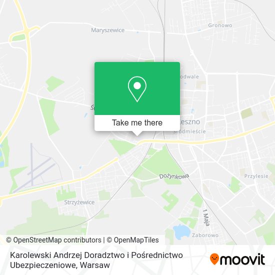 Karolewski Andrzej Doradztwo i Pośrednictwo Ubezpieczeniowe map