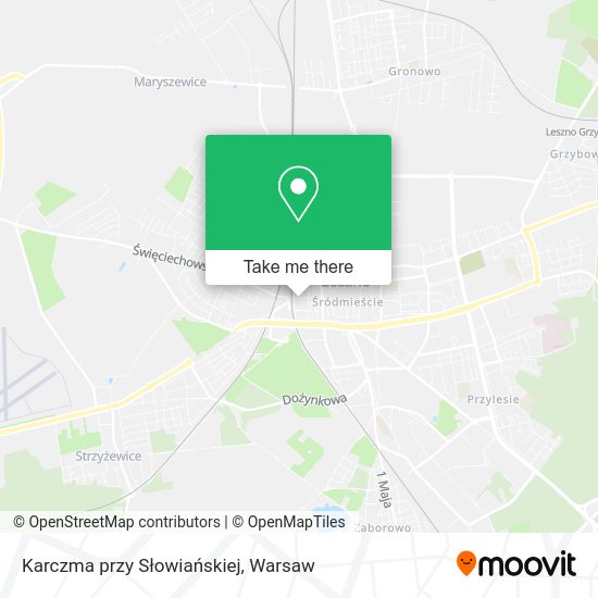 Karczma przy Słowiańskiej map