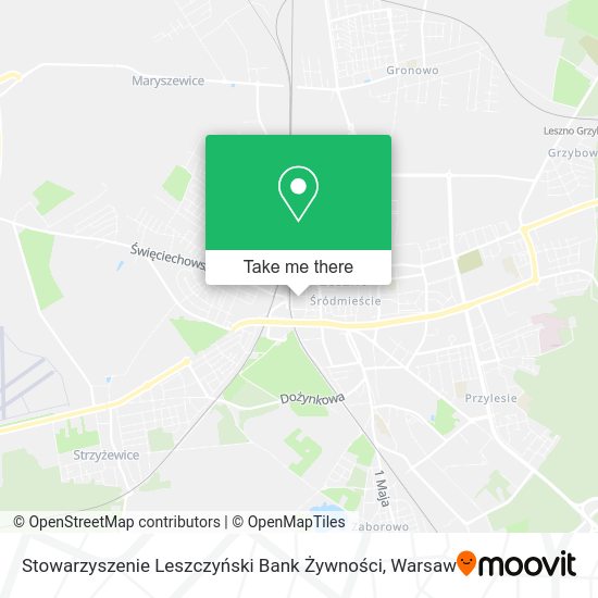 Stowarzyszenie Leszczyński Bank Żywności map