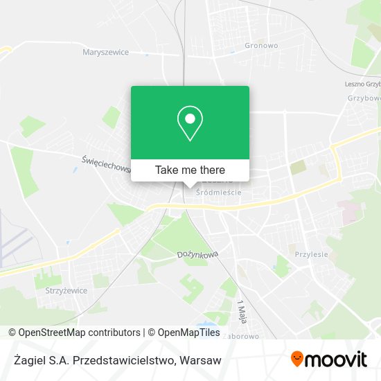 Żagiel S.A. Przedstawicielstwo map