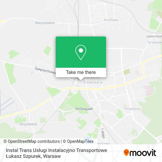 Instal Trans Usługi Instalacyjno Transportowe Łukasz Szpurek map