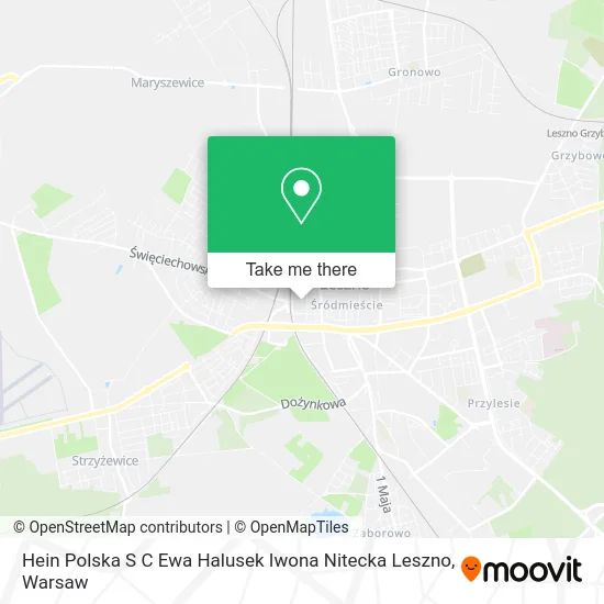 Карта Hein Polska S C Ewa Halusek Iwona Nitecka Leszno