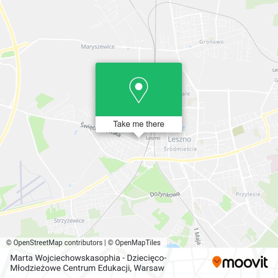 Marta Wojciechowskasophia - Dziecięco-Młodzieżowe Centrum Edukacji map