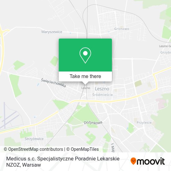 Medicus s.c. Specjalistyczne Poradnie Lekarskie NZOZ map