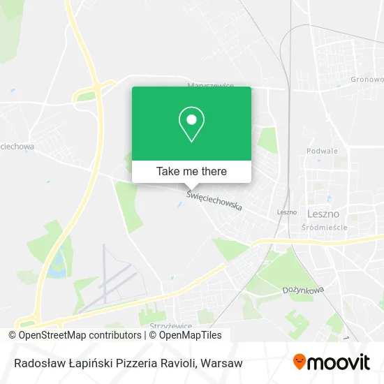Карта Radosław Łapiński Pizzeria Ravioli