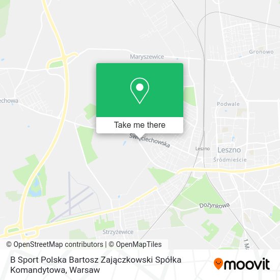 B Sport Polska Bartosz Zajączkowski Spółka Komandytowa map