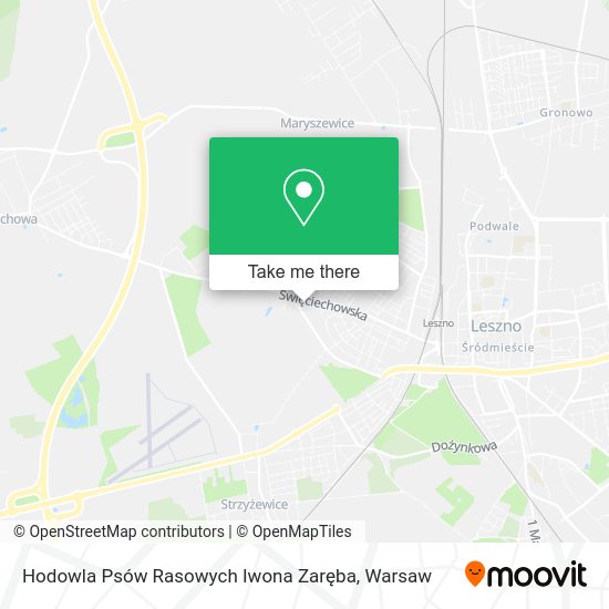 Hodowla Psów Rasowych Iwona Zaręba map