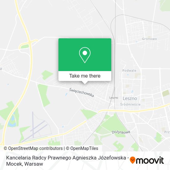 Kancelaria Radcy Prawnego Agnieszka Józefowska - Mocek map