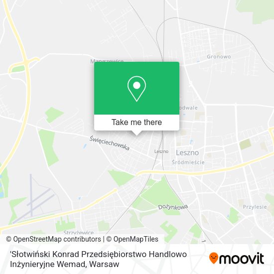 'Słotwiński Konrad Przedsiębiorstwo Handlowo Inżynieryjne Wemad map