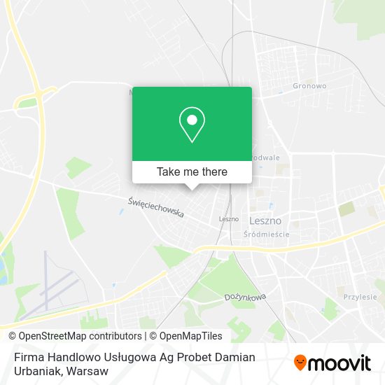 Firma Handlowo Usługowa Ag Probet Damian Urbaniak map