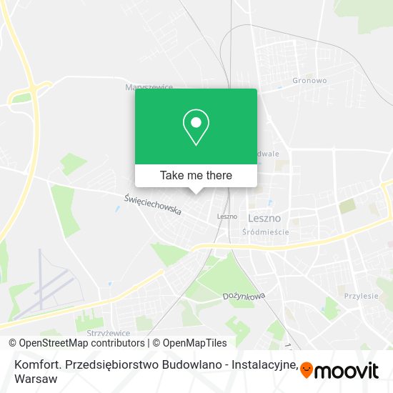 Komfort. Przedsiębiorstwo Budowlano - Instalacyjne map