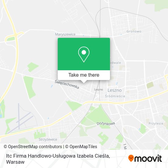 Itc Firma Handlowo-Usługowa Izabela Cieśla map