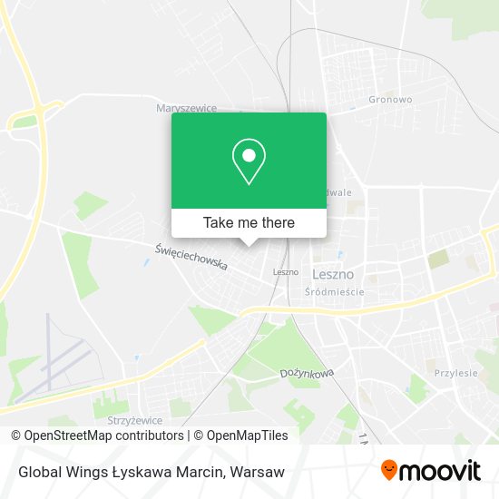 Global Wings Łyskawa Marcin map