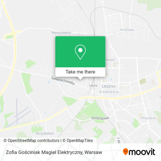 Карта Zofia Gościniak Magiel Elektryczny