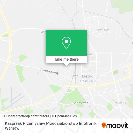 Kasprzak Przemysław Przedsiębiorstwo Infotronik map