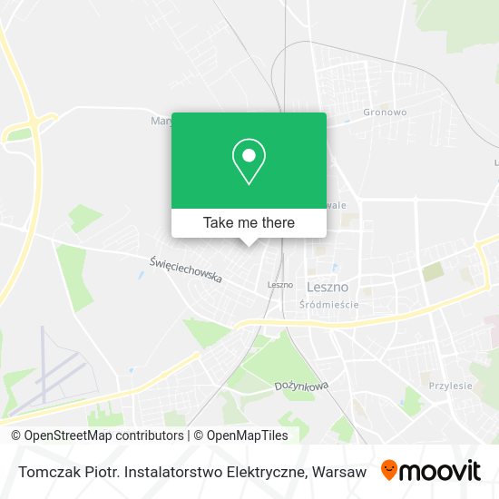 Tomczak Piotr. Instalatorstwo Elektryczne map