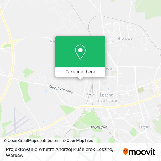 Projektowanie Wnętrz Andrzej Kuśnierek Leszno map