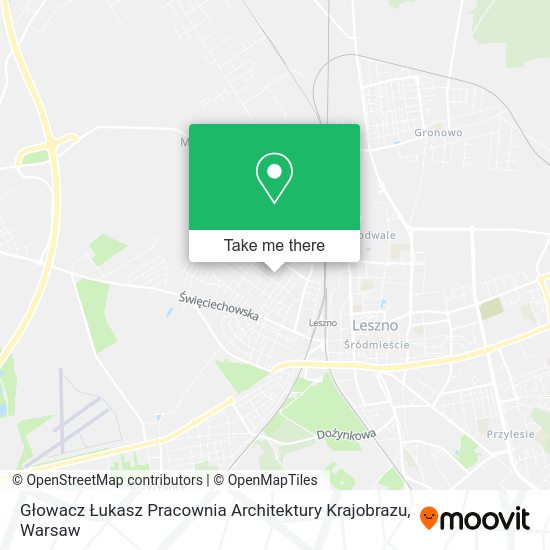 Głowacz Łukasz Pracownia Architektury Krajobrazu map